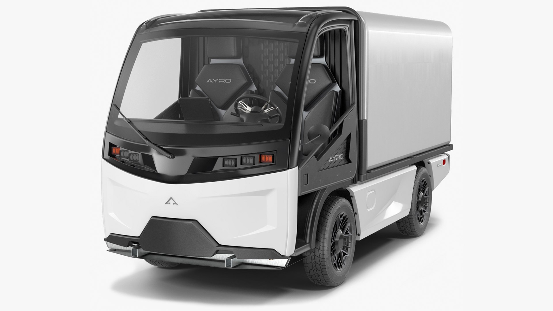 AYRO Vanish Electric Mini Box Truck 3D model preview