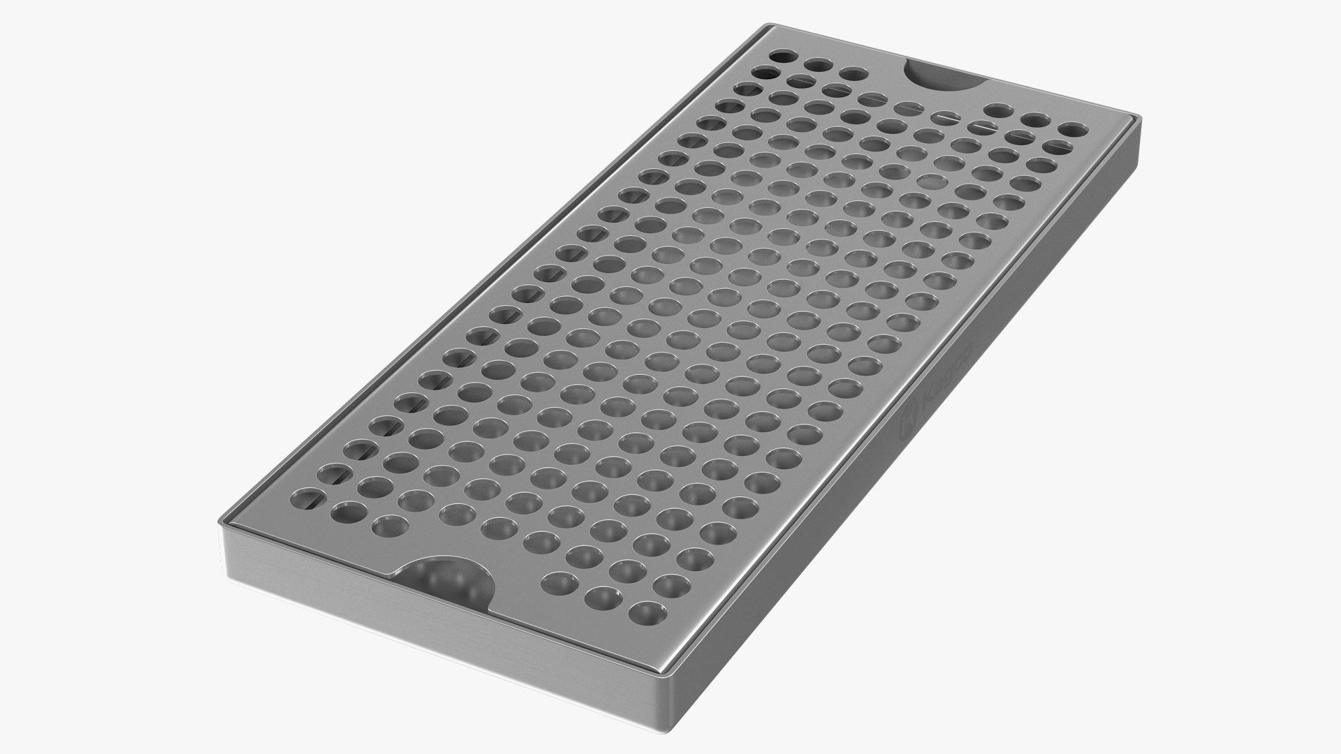 Stainless Steel Drip Tray 3D model preview