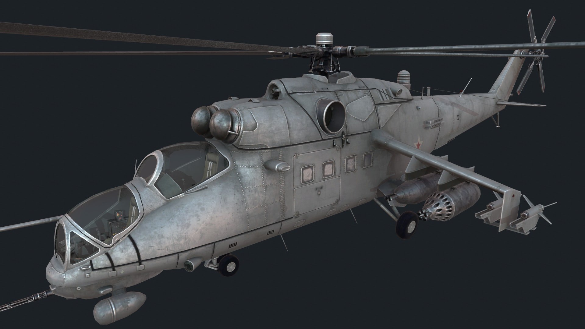 3D Model Mi-35m Helicopter Attack - TurboSquid 1539438