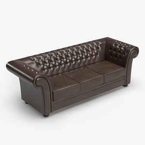 large leather sofa