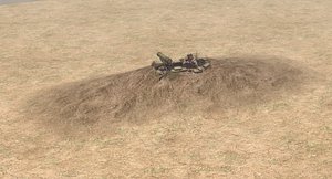3D foxhole military atgm model