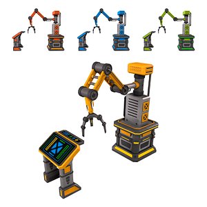 SCI-FI Robot Arm 3D model