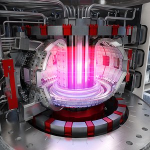 3D ITER thermonuclear reactor