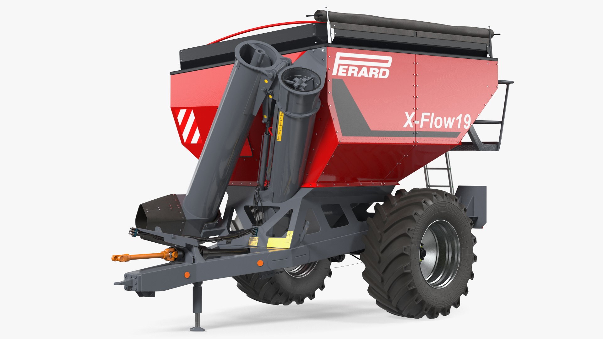 Perard X-Flow 19 Transbordeur Red New 3D model preview