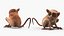 Seated Tarsier Fur for Cinema 4D