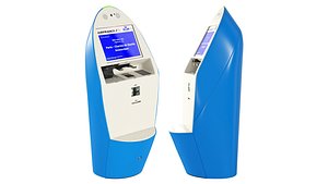 KLM self-service kiosk model