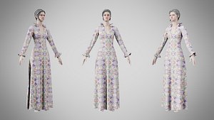 Dress 29 Pastel Organic Flow