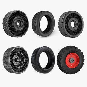 3D Michelin Tires Collection 4