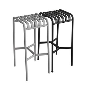 Palissade Bar Stool 3D
