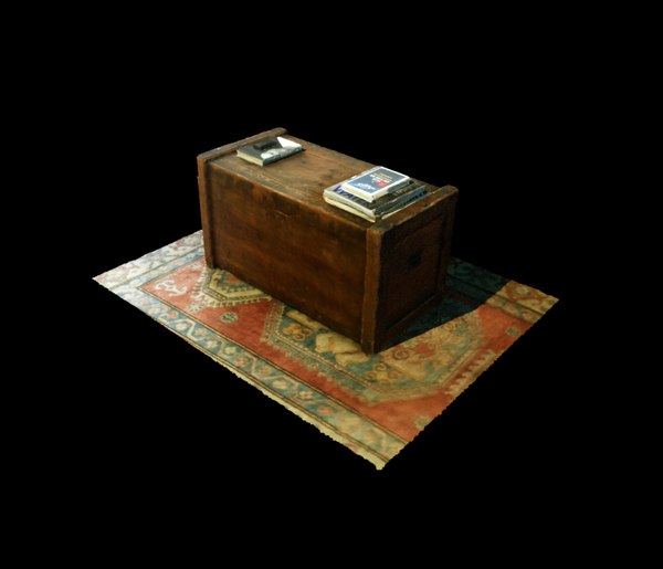 old coffee table 3D