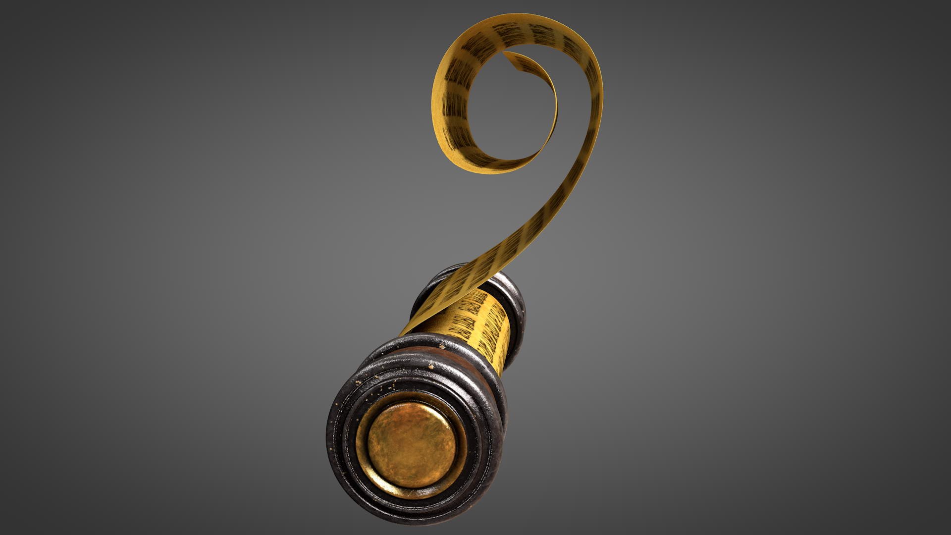 Paper Scroll 3D Model - TurboSquid 1334380