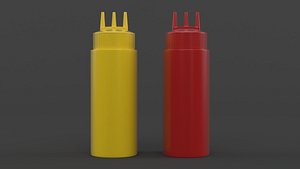 3D model Plastic Bottle