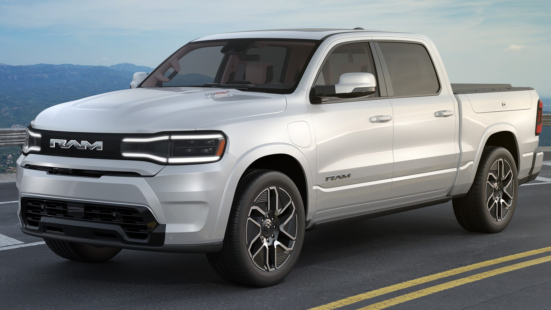 RAM 1500 REV 2025 Tungsten Model - TurboSquid 2385226
