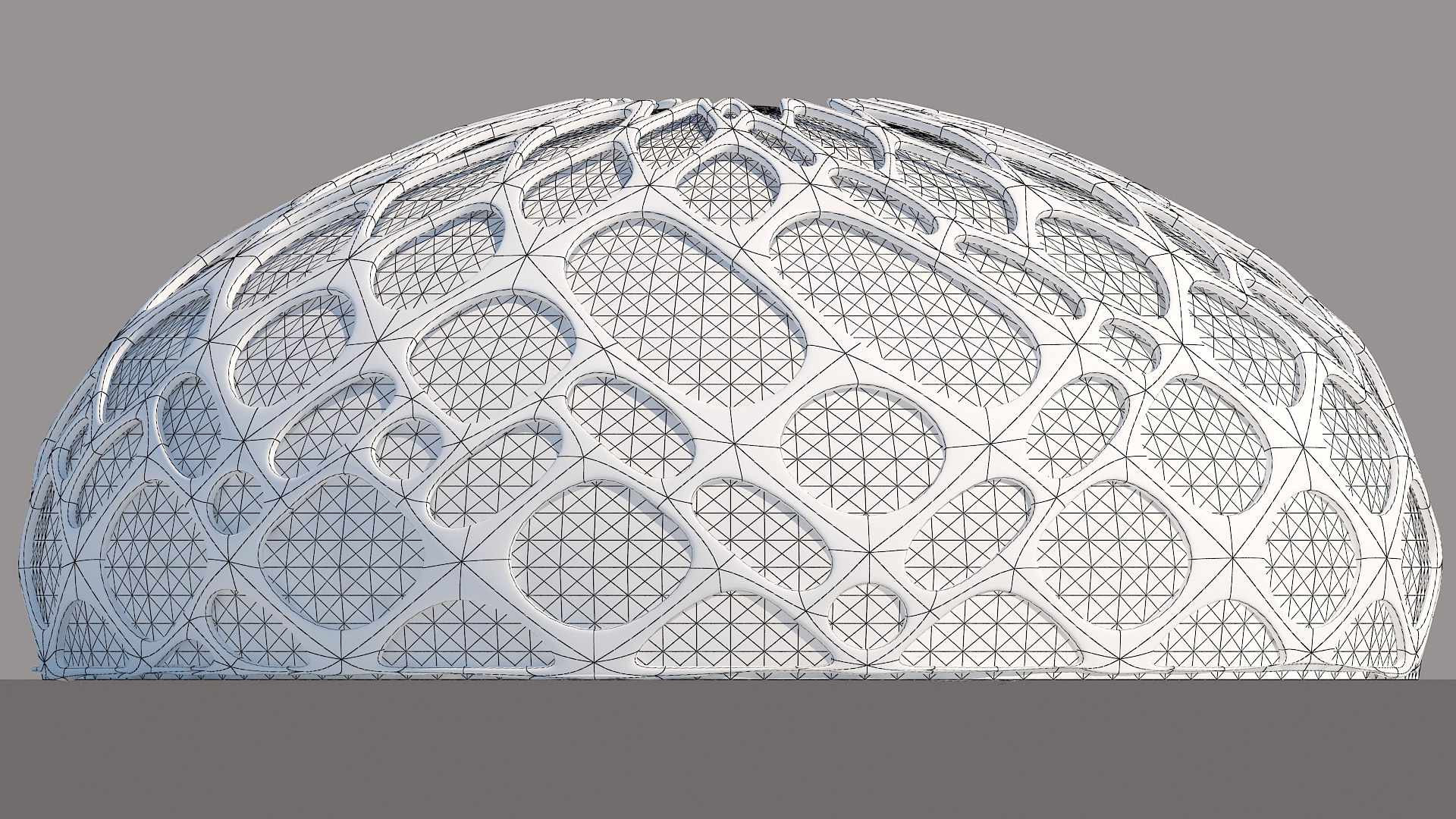 3D Organic Circular Building Model - TurboSquid 2128535
