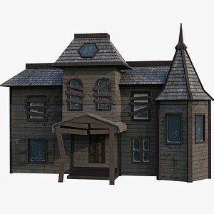 3D model Abandoned House