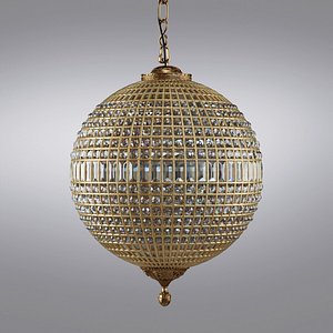 19th C. Casbah Crystal Chandelier Large