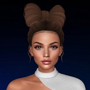 hairstyle secondlife 3D model
