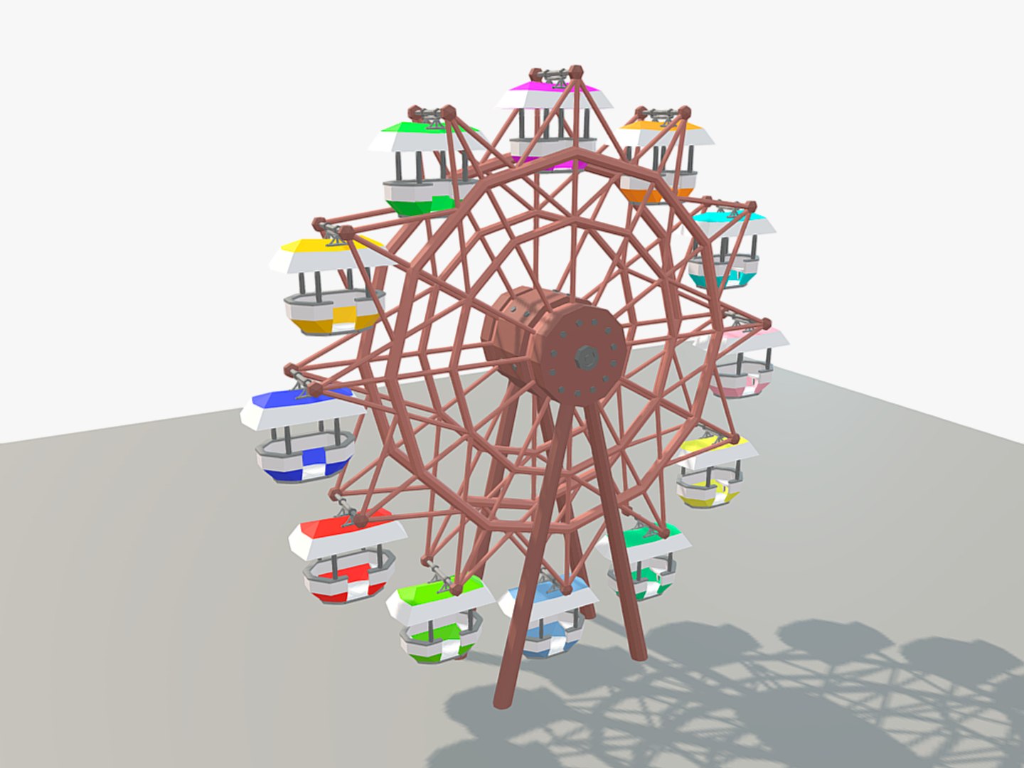 3d Model Of Ferris Wheel