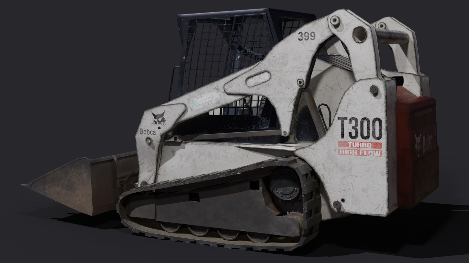 3D T300 Bobcat Bulldozer Bundle TurboSquid 1759897