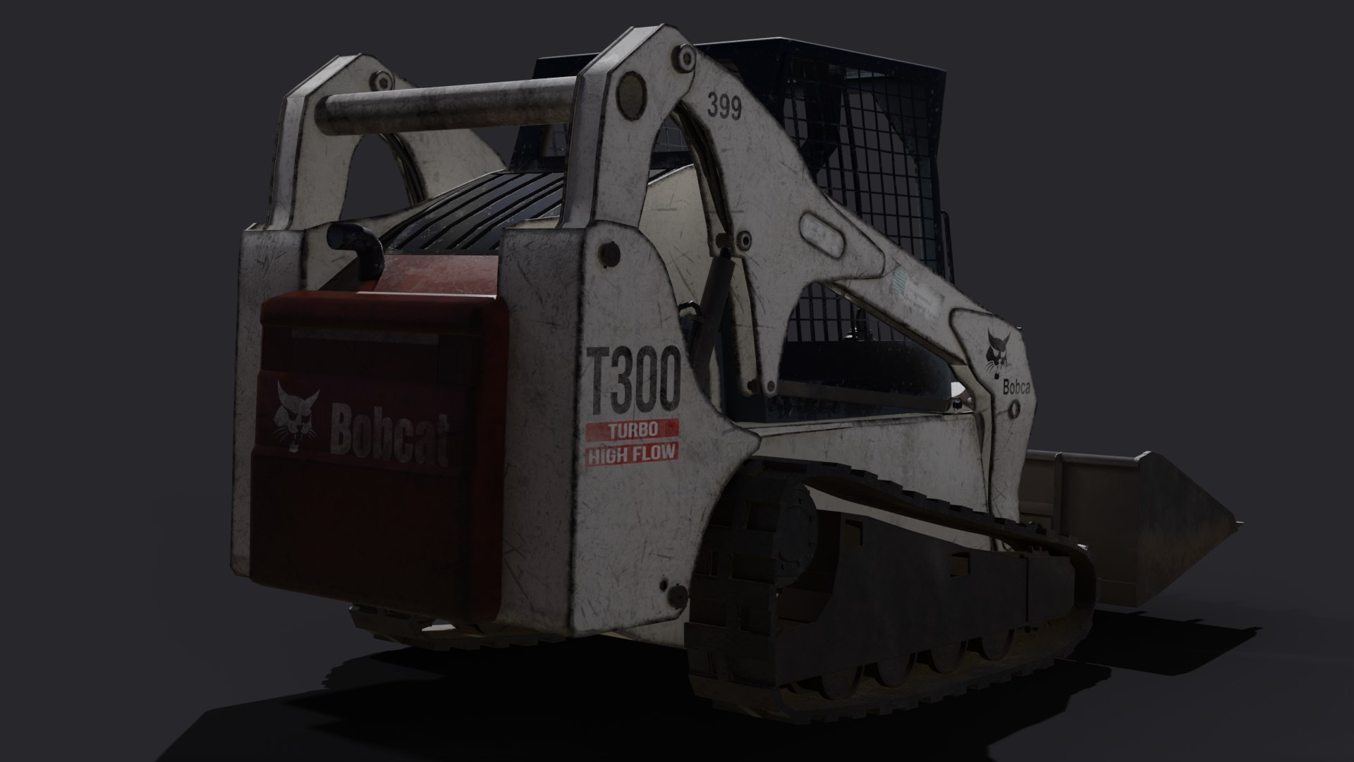 3D T300 Bobcat Bulldozer Bundle TurboSquid 1759897
