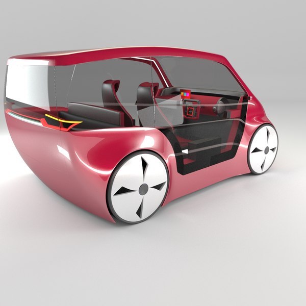3D concept styled city car - TurboSquid 1351648