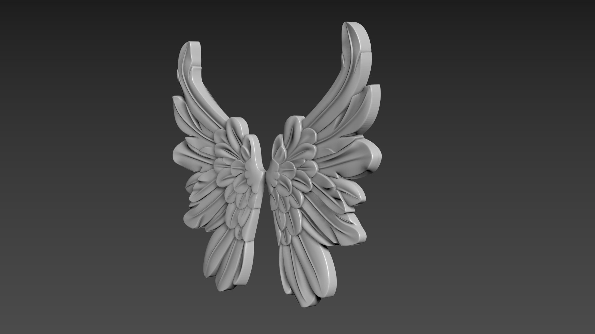 Wings Relief 3D Model - TurboSquid 2237605