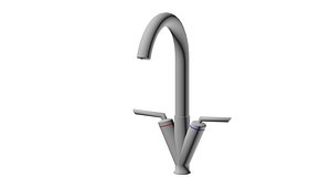3D bathroom tap model