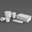 Colección de helados Low Poly