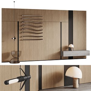 3D Wall composition Headboard set