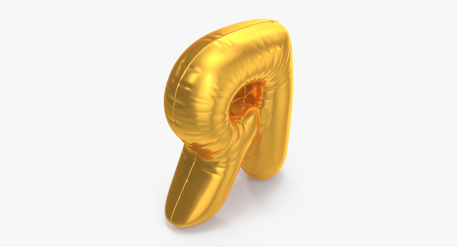 3D Foil Balloon Letter R - TurboSquid 1214981
