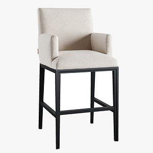 Lass bar stool with armrests