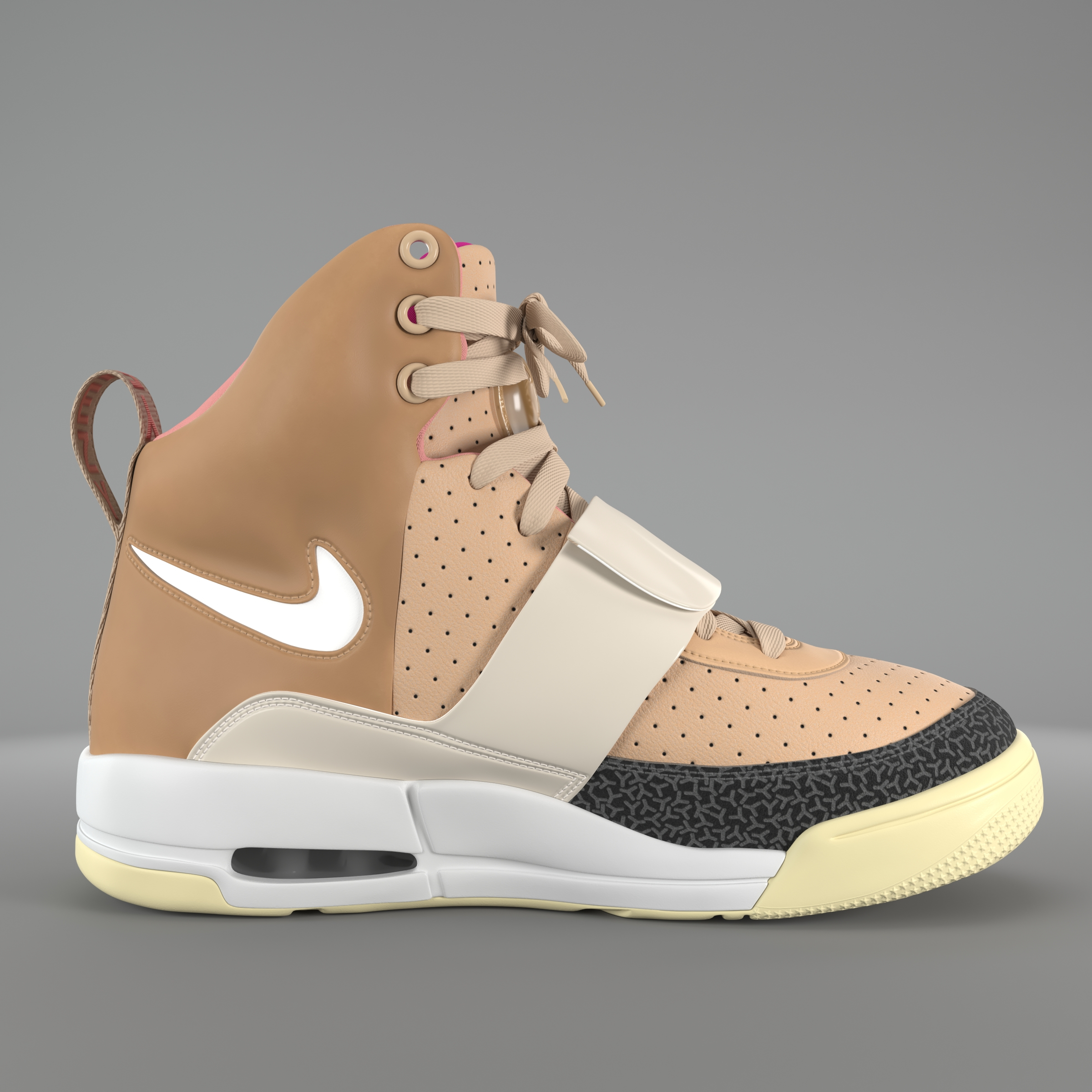 nike air yeezy 1 net tan