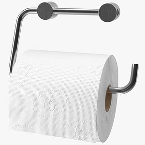 Toilet Roll Holder With Paper