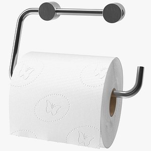 Toilet Roll Holder With Paper