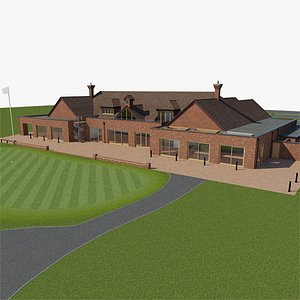 3d model golf resort