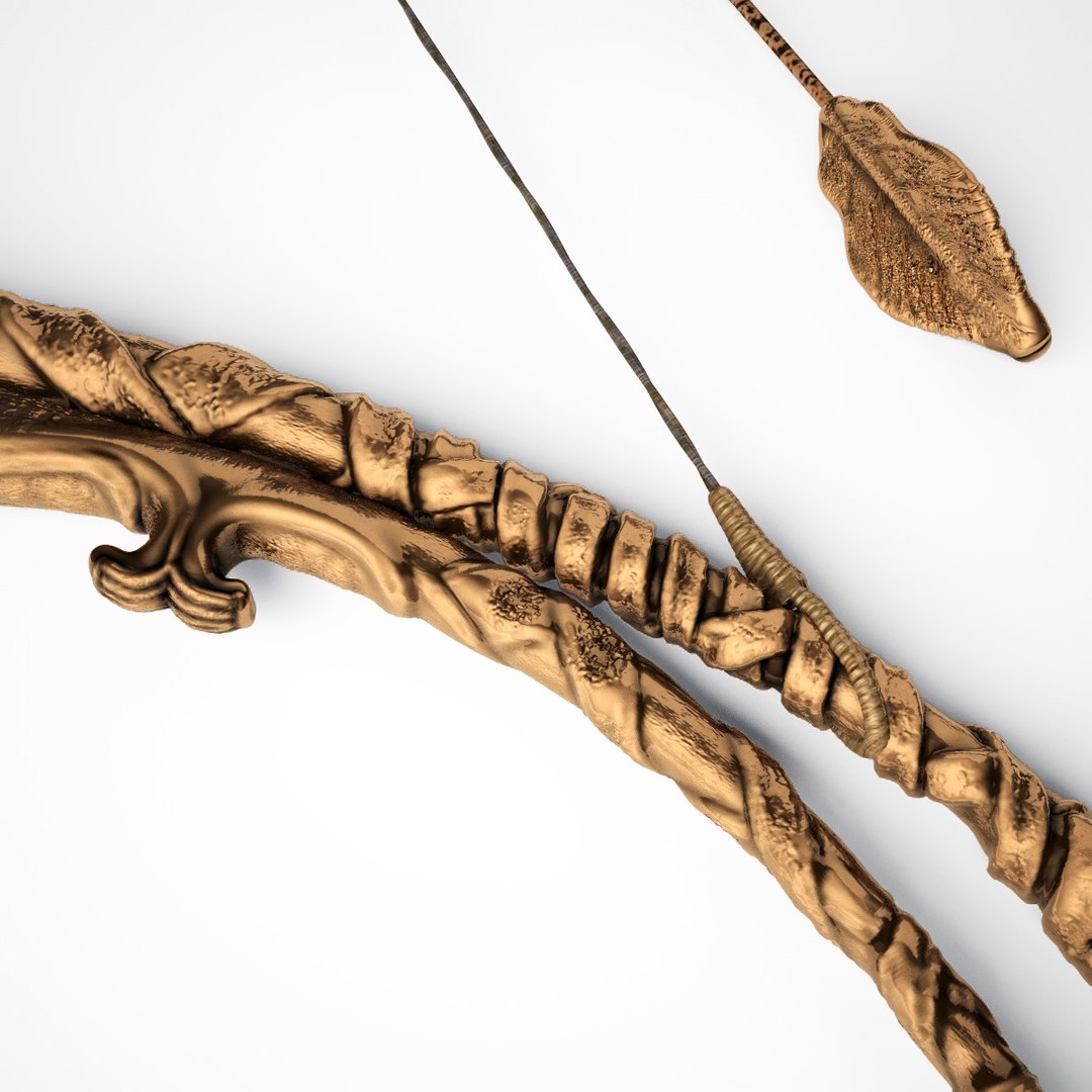 Bow Arjuna Ancient Gandiva 3d Max