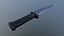 Cuchillo de combate realista - Low Poly