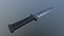 Cuchillo de combate realista - Low Poly