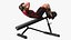 Fitness Trainer Crunch Bench