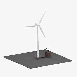 New Wind Turbine Animated