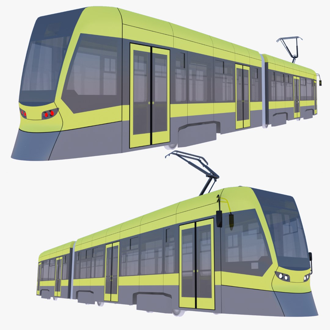 3D Model European Trams And Metro II - TurboSquid 2357435