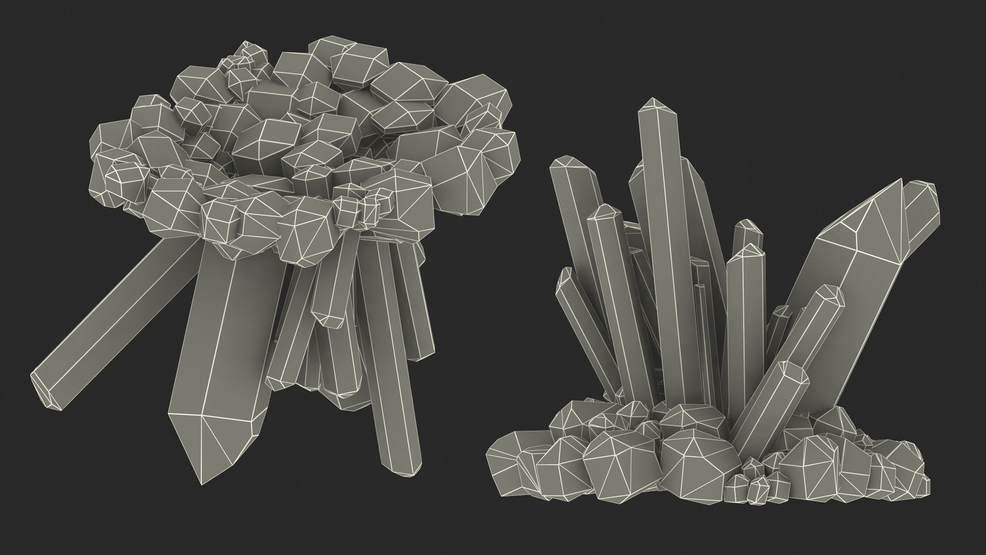 clear quartz crystals 3D https://p.turbosquid.com/ts-thumb/gB/lub3hE/PMtRCT1l/clearquartzcrystals3dsmodel015/jpg/1569524516/1920x1080/fit_q87/200ac74ab43222f91c308145594280ca7653918d/clearquartzcrystals3dsmodel015.jpg