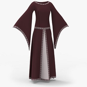 Long Medieval Renaissance Dress