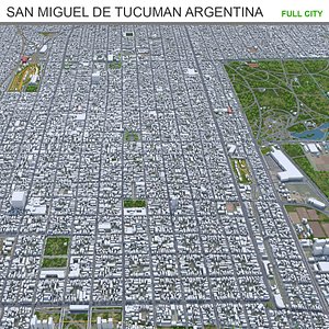 3D San Miguel de Tucuman Argentina