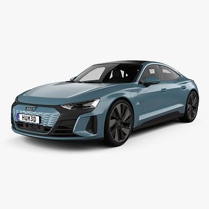 Audi e-tron GT with HQ interior 2022 3D