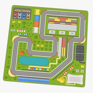 3D Kid Carpet Room model