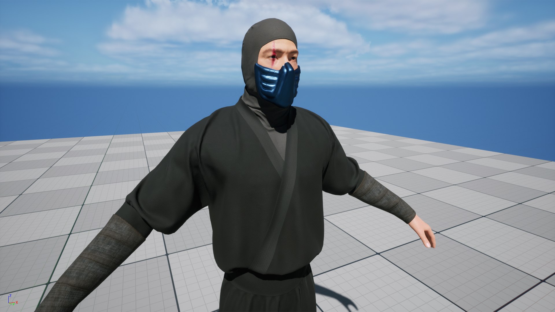 3D Ninja 03 Rig - TurboSquid 2003382