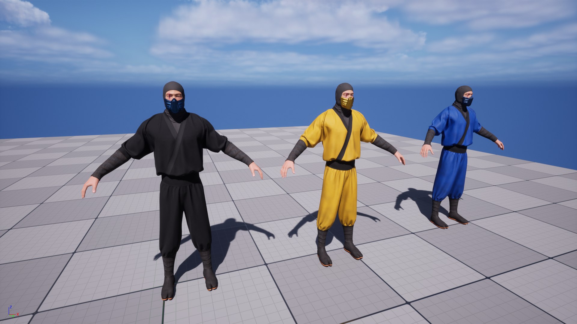 3D Ninja 03 Rig - TurboSquid 2003382