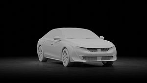 3D model Peugeot 508 2019