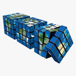 Rubiks Cube World Map M1